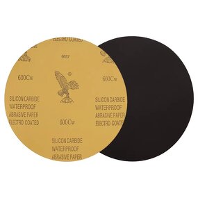 Metallographic Sandpaper Factory - OEM Medium Glue-Backed 200mm Diameter Silicon Carbide