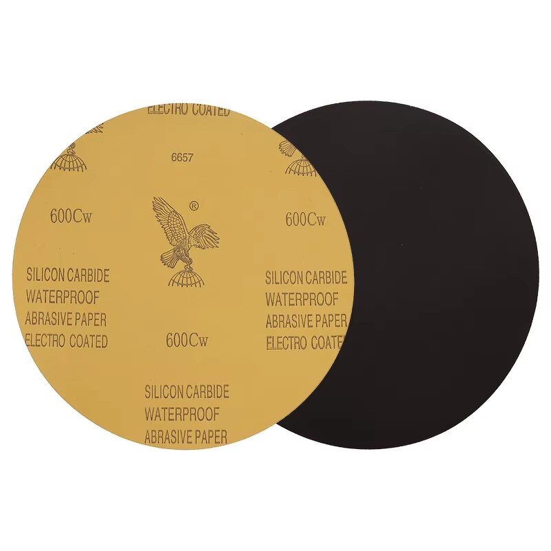 Metallographic Sandpaper Factory - OEM Medium Glue-Backed 200mm Diameter Silicon Carbide