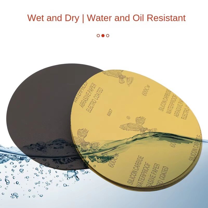 Metallographic Sandpaper Factory - OEM Medium Glue-Backed 200mm Diameter Silicon Carbide