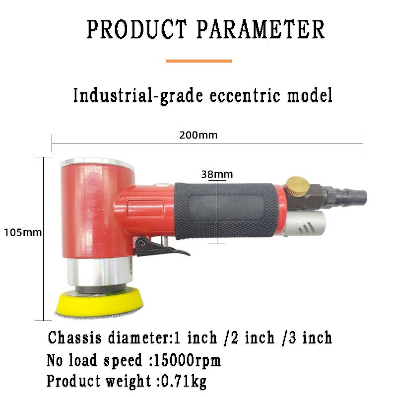 Pneumatic Polisher Factory - OEM Sonidec 2" for Mold Polishing Auto Body Grinding