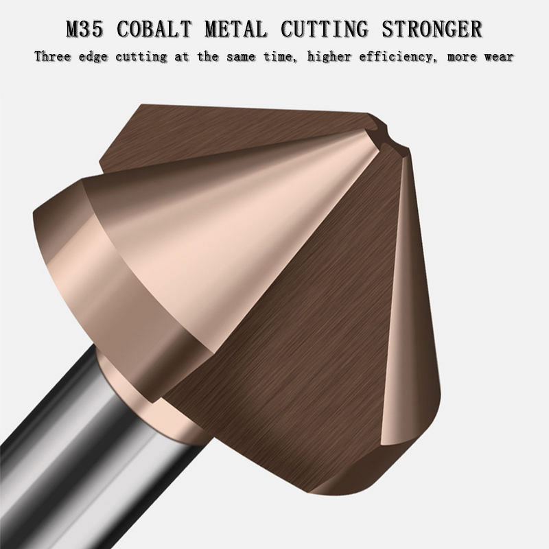 Chamfer Drill Bit Factory - OEM High Quality 90 Degree Trimming Straight Handle