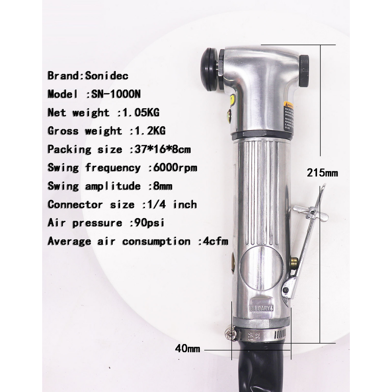 Pneumatic Swing Sanders Factory - OEM Sonidec SN600N Heavy-Duty 1/4-inch High Torque