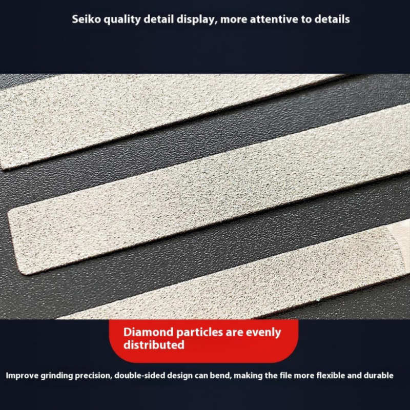 Diamond Needle File Set Factory - OEM Besdia FAS-100T Flat Hand Bendable Handle