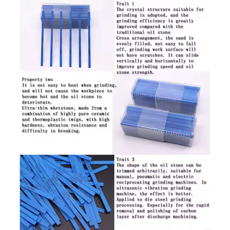 Polishing Stone Factory - OEM XBC E7927 Japanese Fiber Blue #800 Grit Ceramic