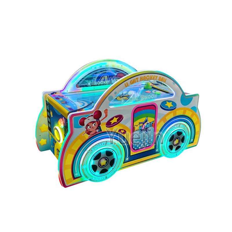 Air Hockey Machine Factory - OEM Coin-Operated Mini Metal Table with Wooden Style