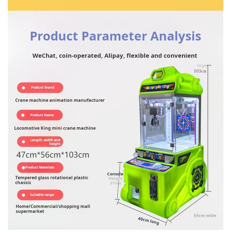 Mini Arcade Machine Factory - OEM Board Material Table Top Cabinet with Joystick Coin