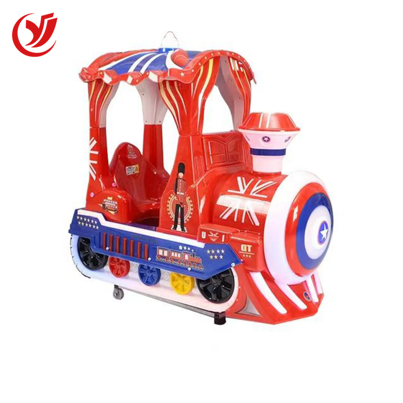 Kiddie Ride Factory - OEM Children's Safety Amusement Train Cartoon MP5 Screen