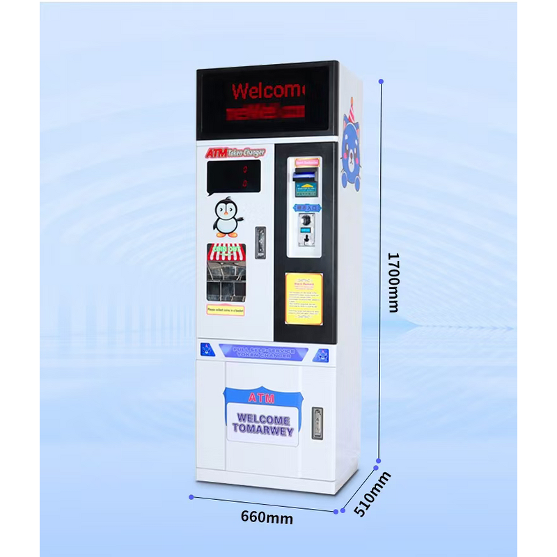 Token Exchange Machine Factory - OEM Automatic Currency Exchange in Entertainment Venues