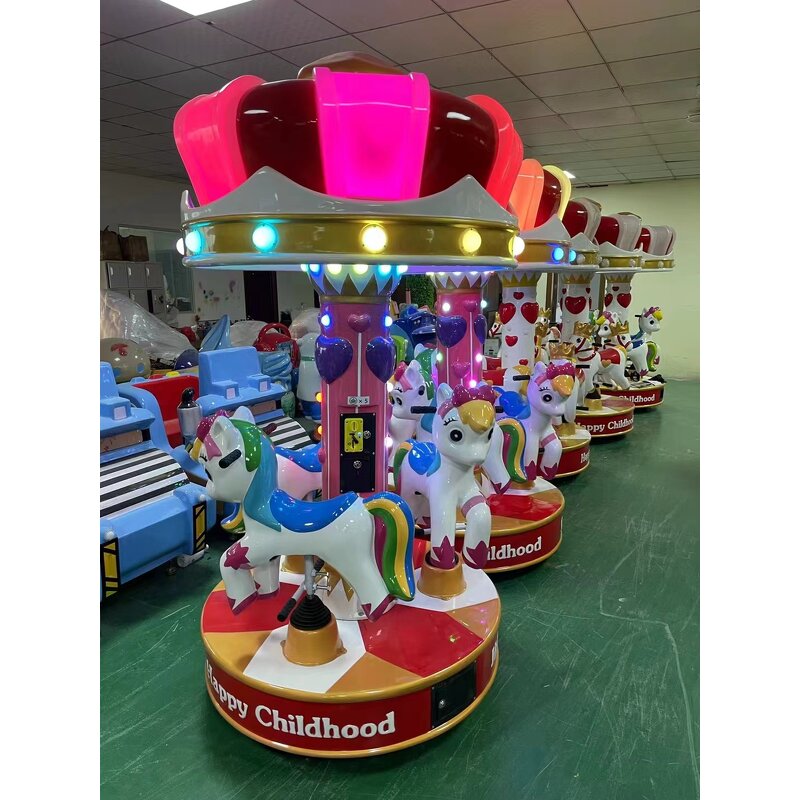 Amusement Rides Factory - OEM Factory High Quality Children's Carousel 3 Seat
