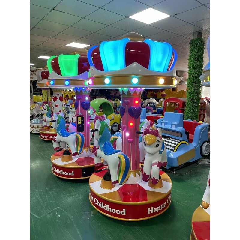 Amusement Rides Factory - OEM Factory High Quality Children's Carousel 3 Seat