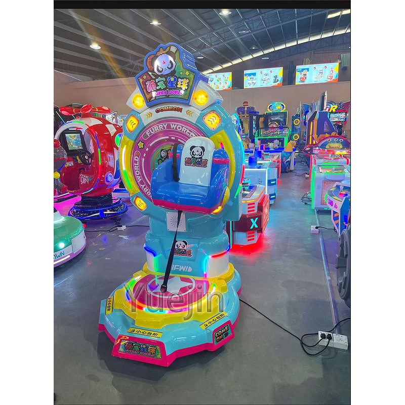 Swing Game Machine Factory - OEM High Quality Coin Operated Rotating Ferris Wheel Metal