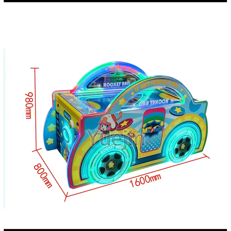 Air Hockey Machine Factory - OEM Coin-Operated Mini Metal Table with Wooden Style