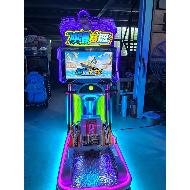 Racing Arcade Game Factory - OEM Yuejin Coin-operated Surfing Boat Racing Machine