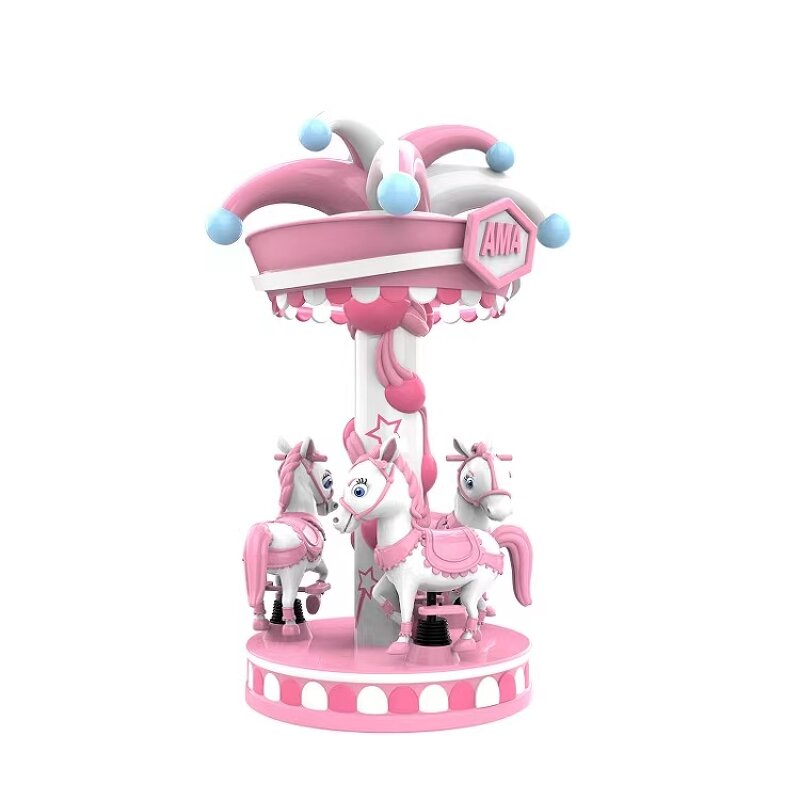 Carousel Factory - OEM Hot Sale Children's Indoor Playground Small Honey Riding