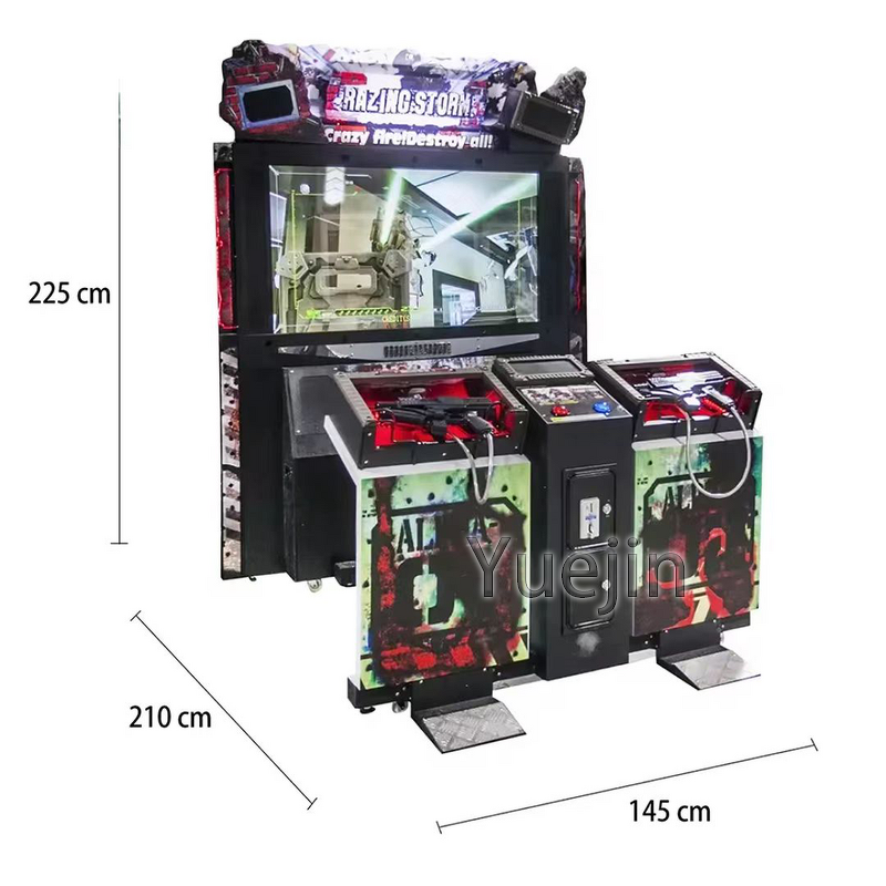 Shooting Game Simulator Factory - OEM Coin-Operated Video Razing Storm Gun Shoot Arcade