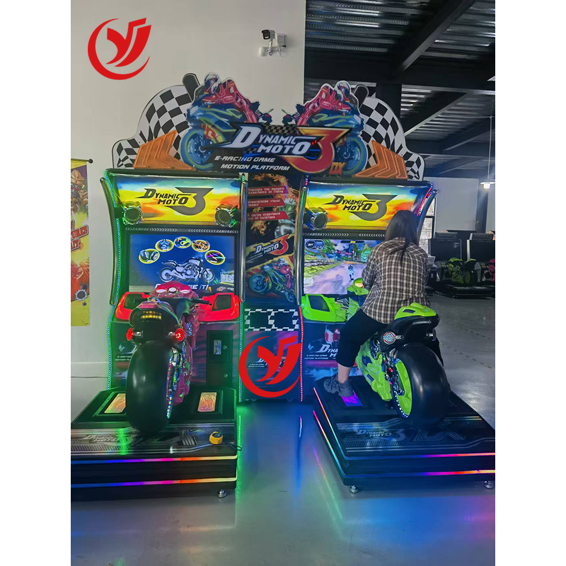 Motorcycle Racing Game Factory - OEM 2024 New Product 2 Player Video Simulator Coin Operated