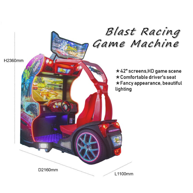 Racing Game Console Factory - OEM 42-inch LCD Coin-operated Arcade Simulation Indoor