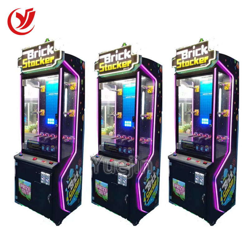 Prize Machine Factory - OEM Coin Operated Vending Gift Brick Stacker Arcade for Sale