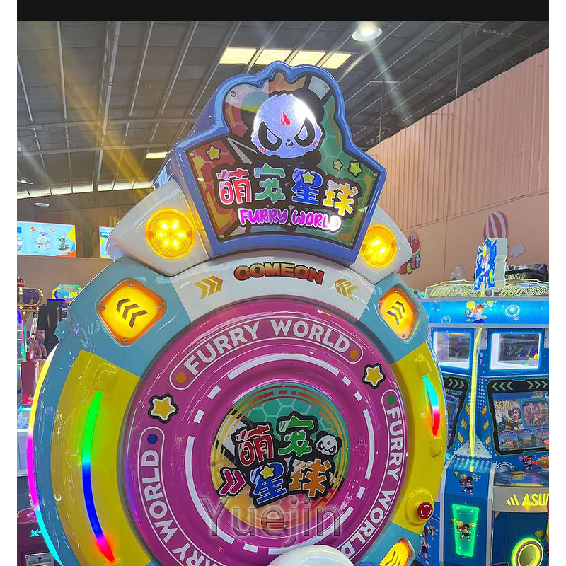 Swing Game Machine Factory - OEM High Quality Coin Operated Rotating Ferris Wheel Metal