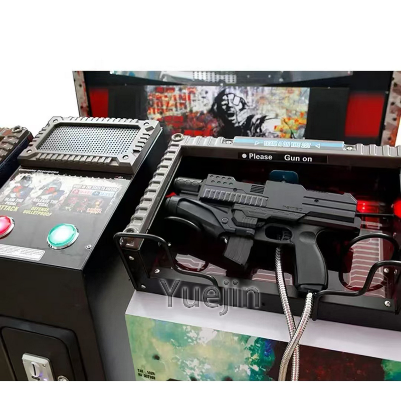 Shooting Game Simulator Factory - OEM Coin-Operated Video Razing Storm Gun Shoot Arcade