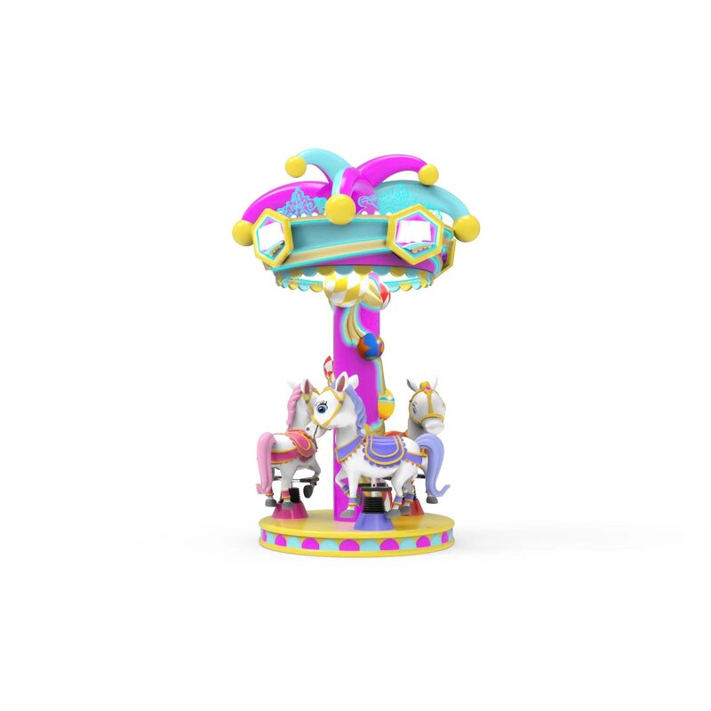 Carousel Factory - OEM Hot Sale Children's Indoor Playground Small Honey Riding