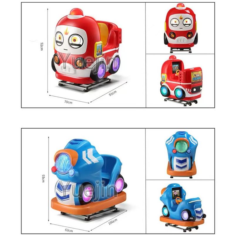Kiddie Ride Factory - OEM High Quality Indoor Fiberglass Cartoon Vehicle Coin-Operated