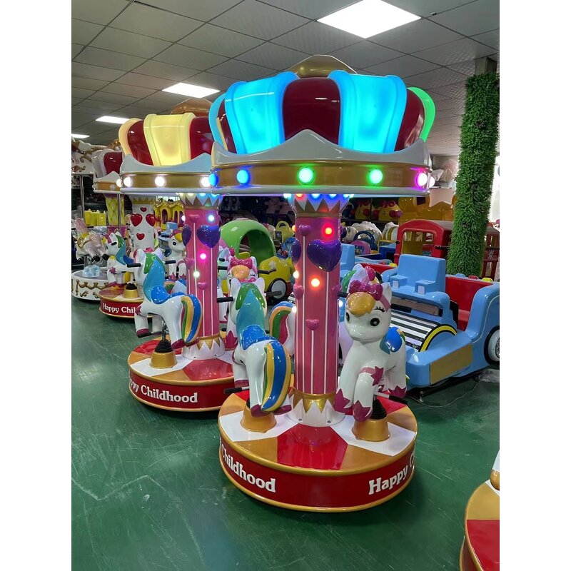 Amusement Rides Factory - OEM Factory High Quality Children's Carousel 3 Seat