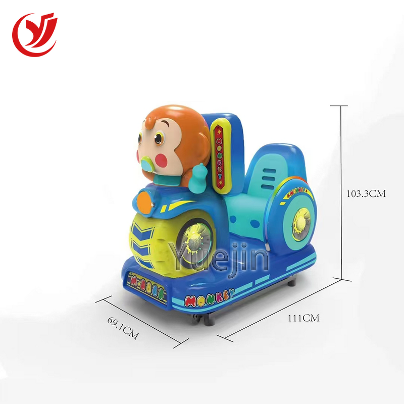 Kiddie Ride Factory - OEM Children's Rocking Car MP5 HD Screen Coin-Operated Fiberglass