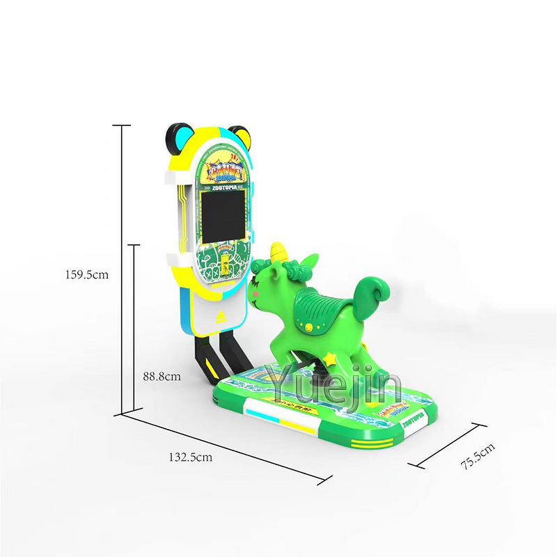 Kiddie Ride Factory - OEM Kids Amusement Fiberglass Cartoon Animal Coin Operated