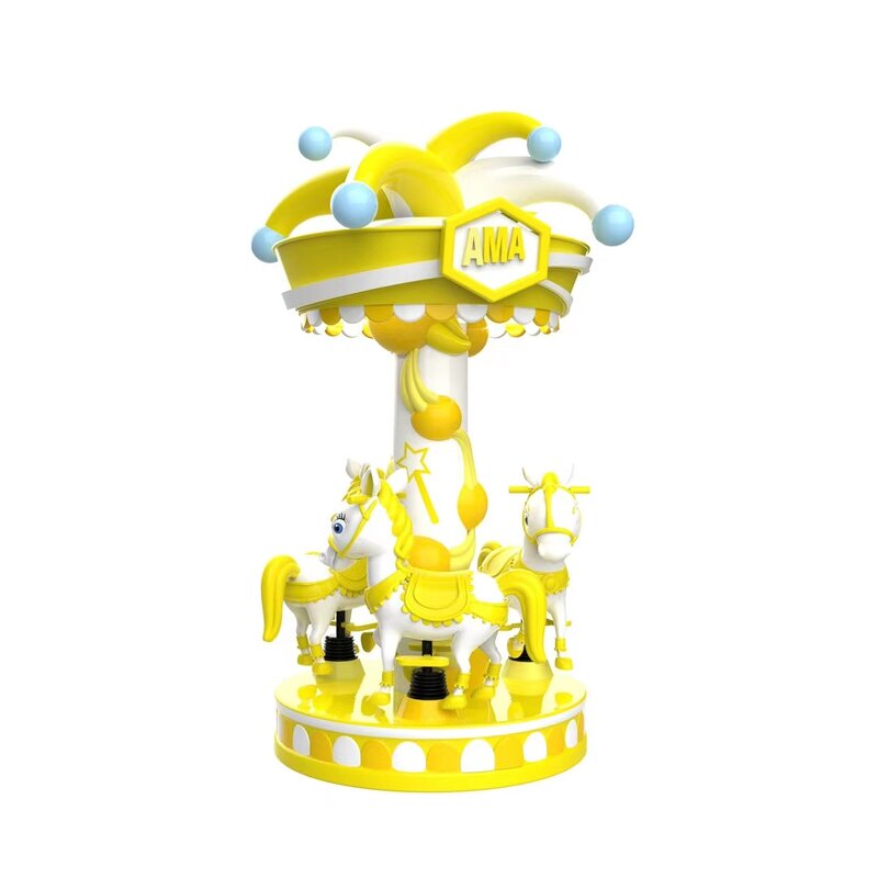 Carousel Factory - OEM Hot Sale Children's Indoor Playground Small Honey Riding