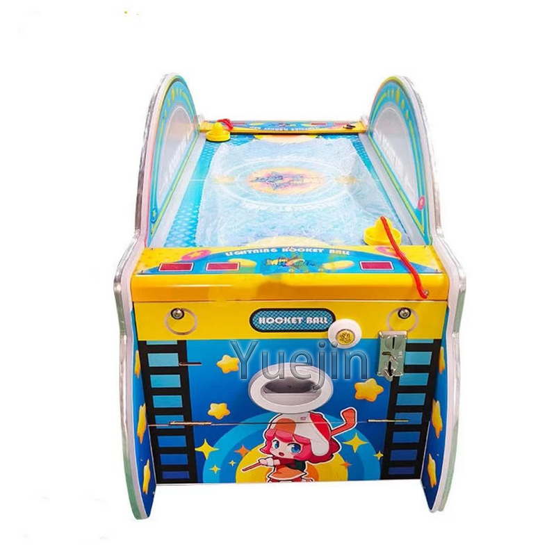 Air Hockey Machine Factory - OEM Coin-Operated Mini Metal Table with Wooden Style