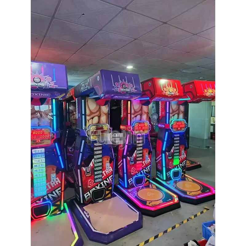 Boxing Training Machine Factory - OEM Coin Operated Arcade Game Amusement Park Metal