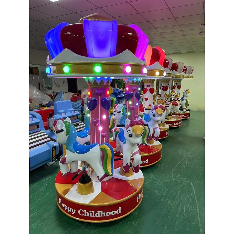 Amusement Rides Factory - OEM Factory High Quality Children's Carousel 3 Seat