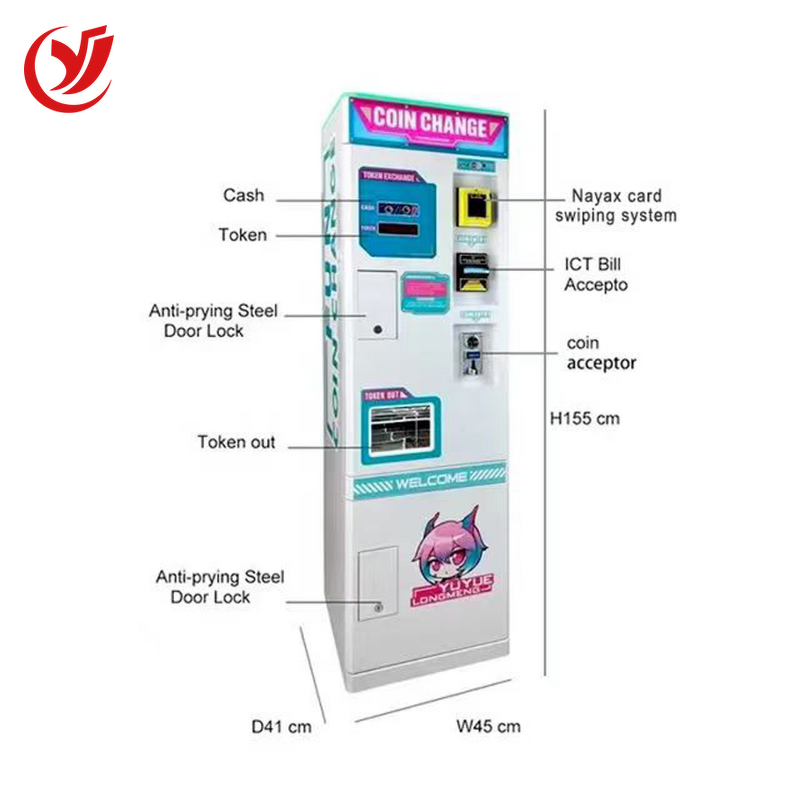 Token Exchange Machine Factory - OEM Highly Secure Indoor Customized Automatic Coin