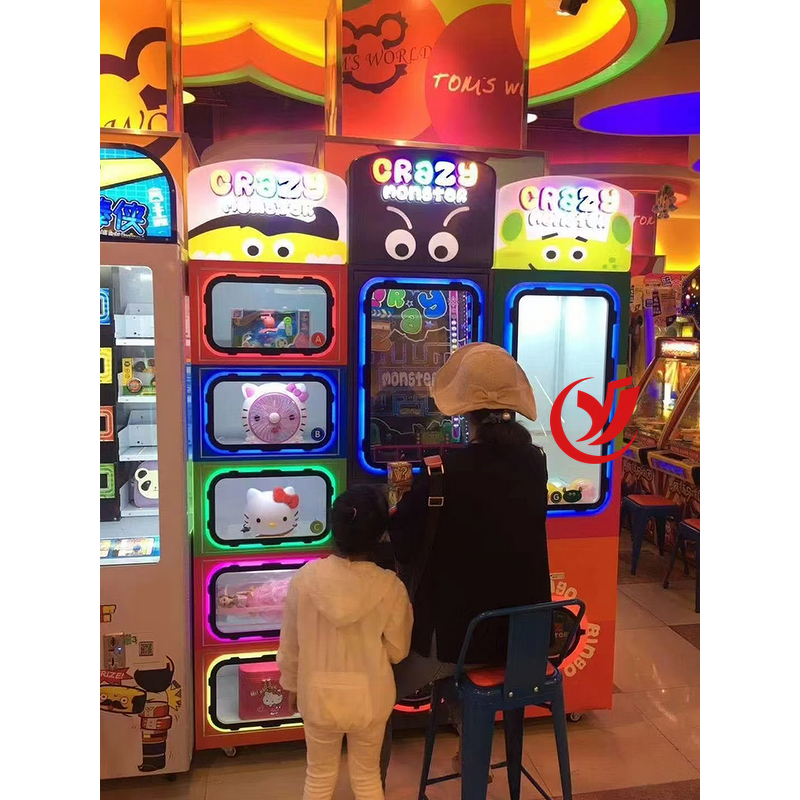 Toy Vending Machine Factory - OEM Coin-operated Arcade Colorful Crazy Monster Prize Doll