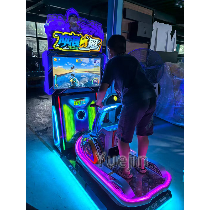 Racing Arcade Game Factory - OEM Yuejin Coin-operated Surfing Boat Racing Machine