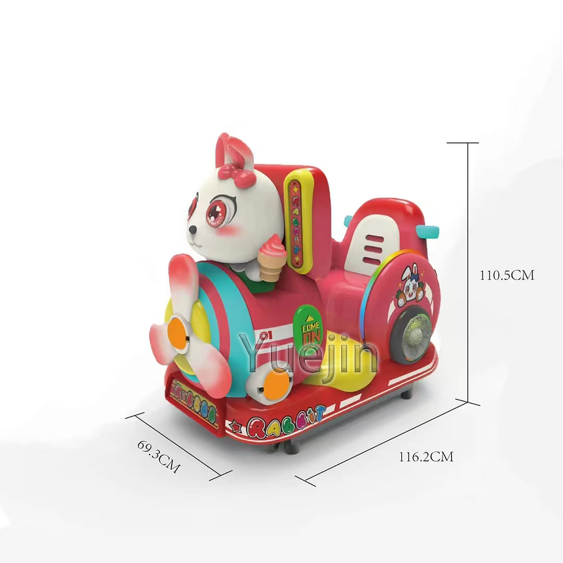 Kiddie Ride Factory - OEM Children's Rocking Car MP5 HD Screen Coin-Operated Fiberglass