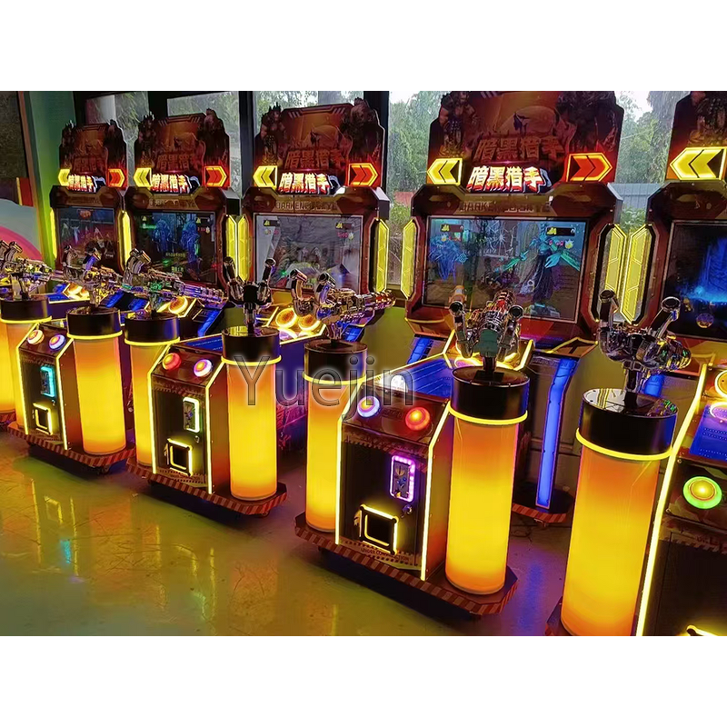 Gun Shooting Simulator Factory - OEM High Quality Indoor Kids Gatling 2 Player 32 Inch