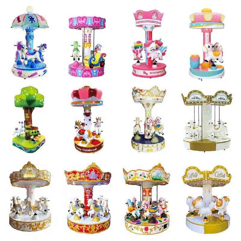 Amusement Rides Factory - OEM Factory High Quality Children's Carousel 3 Seat