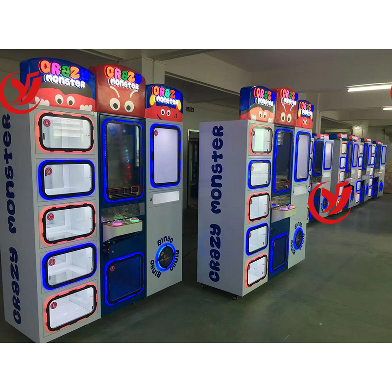 Toy Vending Machine Factory - OEM Coin-operated Arcade Colorful Crazy Monster Prize Doll