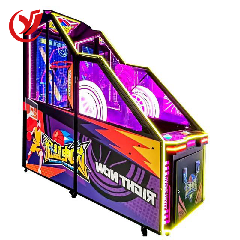 Basketball Game Room Machine Factory - OEM New Indoor Active Shooting Crazy Hoop LED