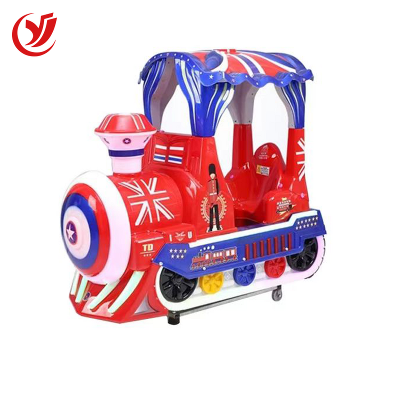 Kiddie Ride Factory - OEM Children's Safety Amusement Train Cartoon MP5 Screen