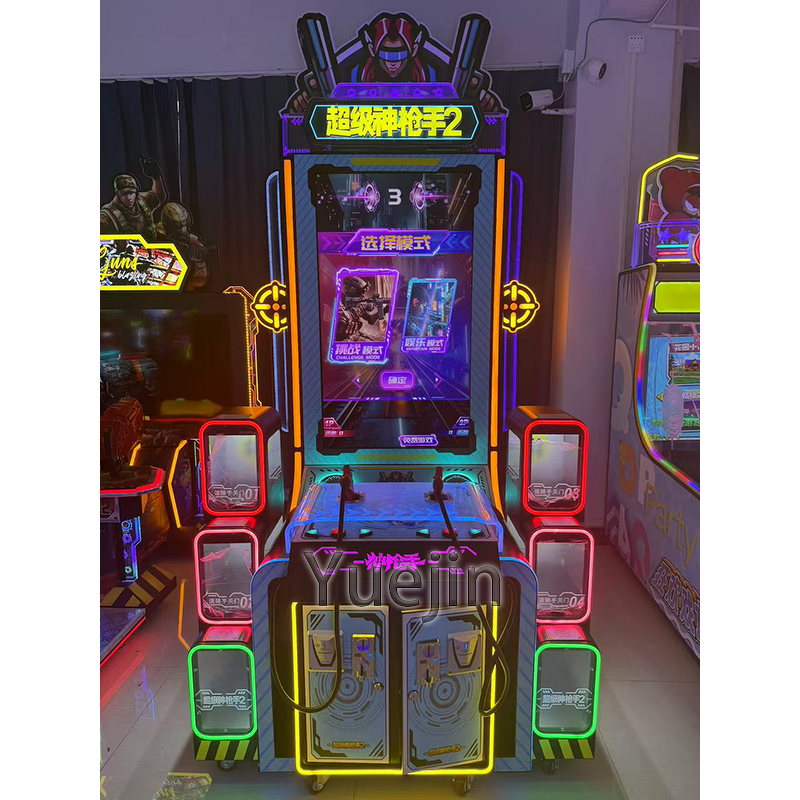 Arcade Game Machine Factory - OEM Coin-operated Video Shooting Skill Simulator LED