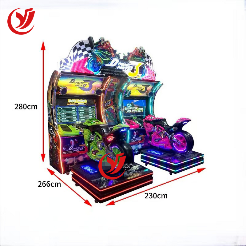 Motorcycle Racing Game Factory - OEM 2024 New Product 2 Player Video Simulator Coin Operated