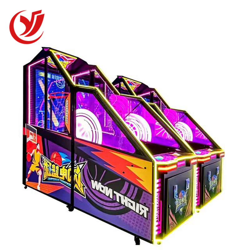 Basketball Game Room Machine Factory - OEM New Indoor Active Shooting Crazy Hoop LED