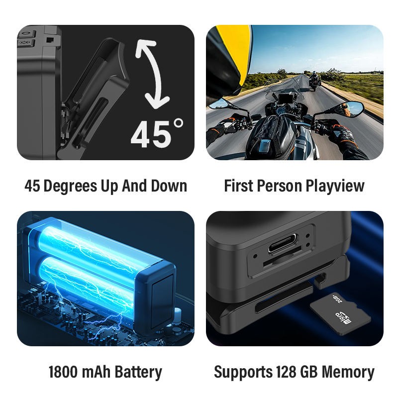 Sports Camera Supplier - OEM 1080P High Resolution 120° Wide Angle Night Vision