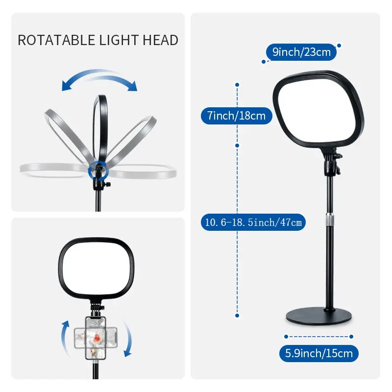 USB LED Light Supplier - OEM Self Ring Light Intelligent Control Voice Control