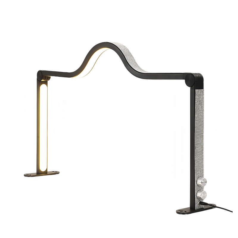 Nail Table Lamp Supplier - OEM 2025 Adjustable Brightness 45W Gold Square