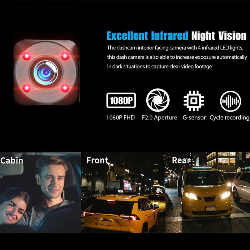 4K Dash Cam Factory - OEM 2025 Hot Selling IMX 335 Dashcam Rear 2K SATRVIS