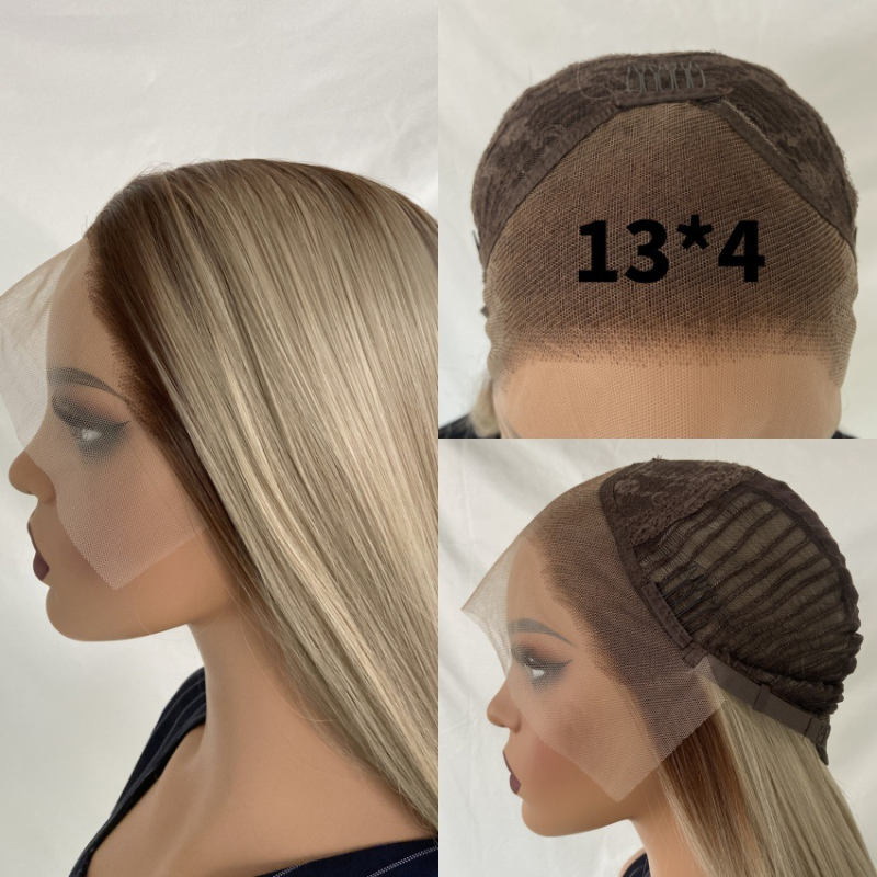 Front Lace Wig Manufacturer - Bulk T-Brown T-Gold High-Temperature Silk